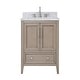 preview thumbnail 1 of 68, Avanity Everette Bath Vanity with Carrara White Natural Marble Top 25" Single Sink - Gray Oak