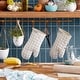 preview thumbnail 2 of 5, KitchenAid Gingham Oven Mitt 2-Pack Set - 7"x13"