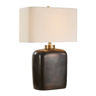 Uttermost Quentin Dark Bronze Table Lamp - N/A