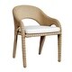 preview thumbnail 5 of 10, Uttermost Kavali Outdoor Wicker Dining Armchair