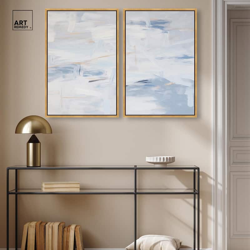 Frozen in Time I Canvas Set of 2 by Art Remedy