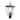Atlas Lighting Main Street Tapered Metal Cage and Clear Glass Outdoor Post Light - 19 inch Tall