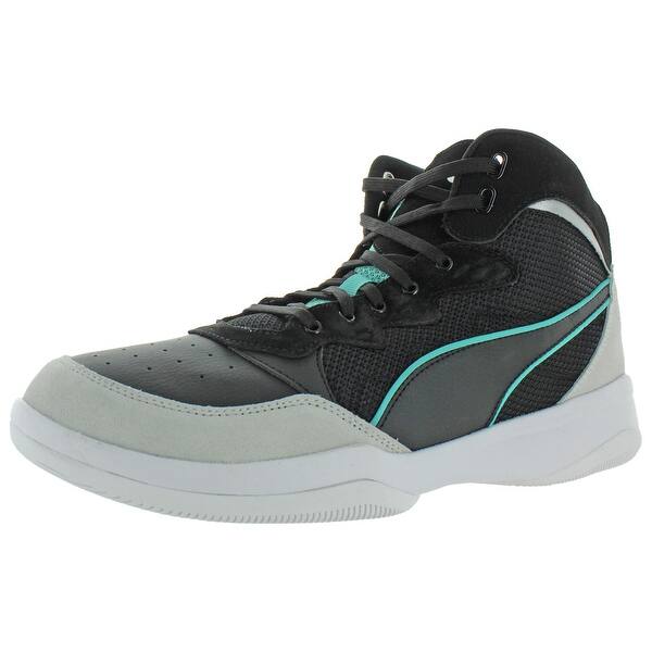 Shop Puma Mens Rb Playoff Sd Basketball Shoes Mid Top Athletic