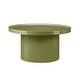 preview thumbnail 3 of 14, HULALA HOME Modern Round Coffee Table with Enamel Finish