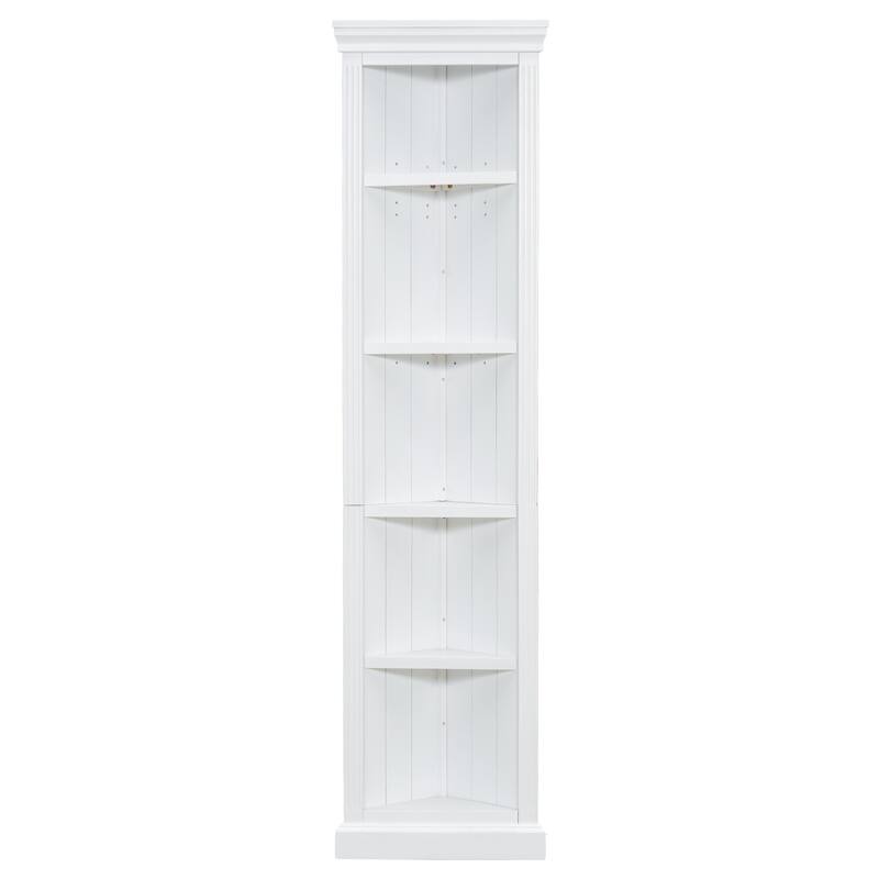 5 Tier Corner Bookcase with LED Light