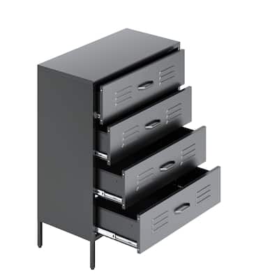 Metal Storage Cabinet with 4 Drawers for Office,Home,Garage