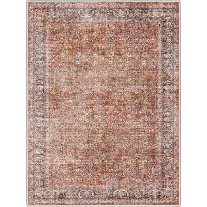 Well Woven Asha Delphine Vintage Persian Flat-Weave Area Rug
