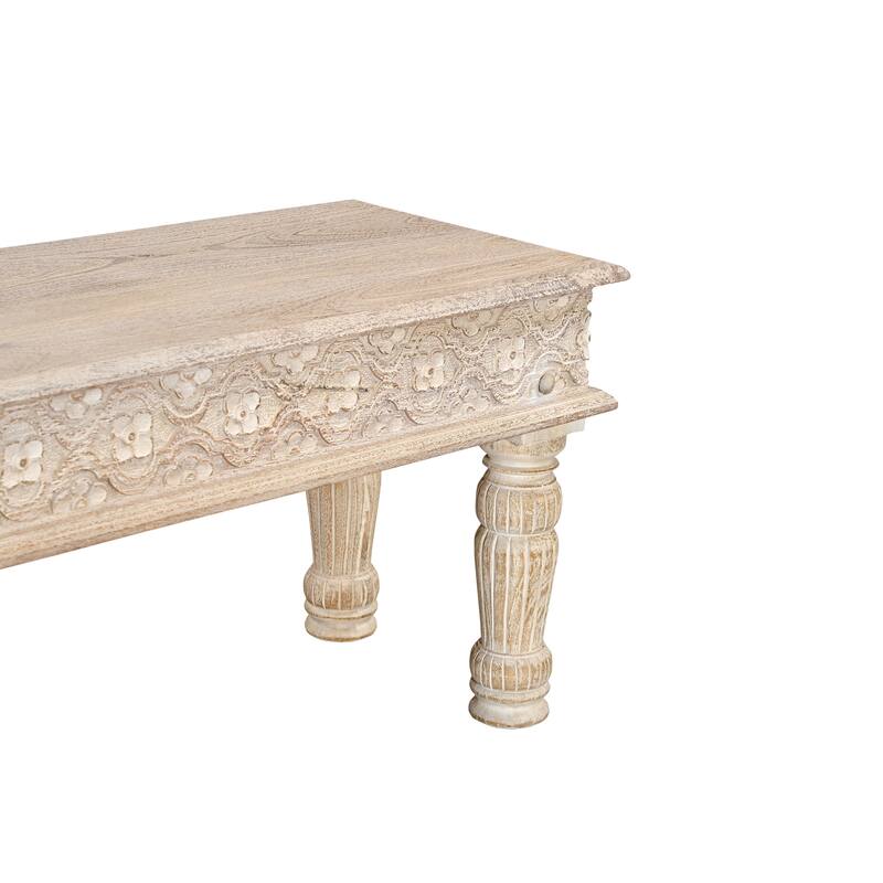 Milton 6-piece Carved Solid Wood Dining Set