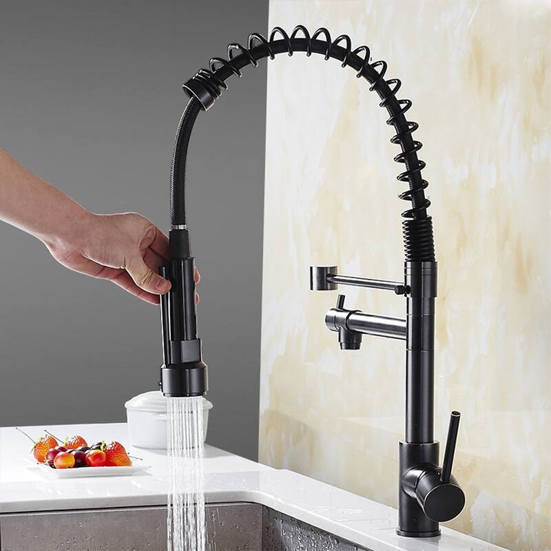 Single Handle Pull-down Kitchen Faucet