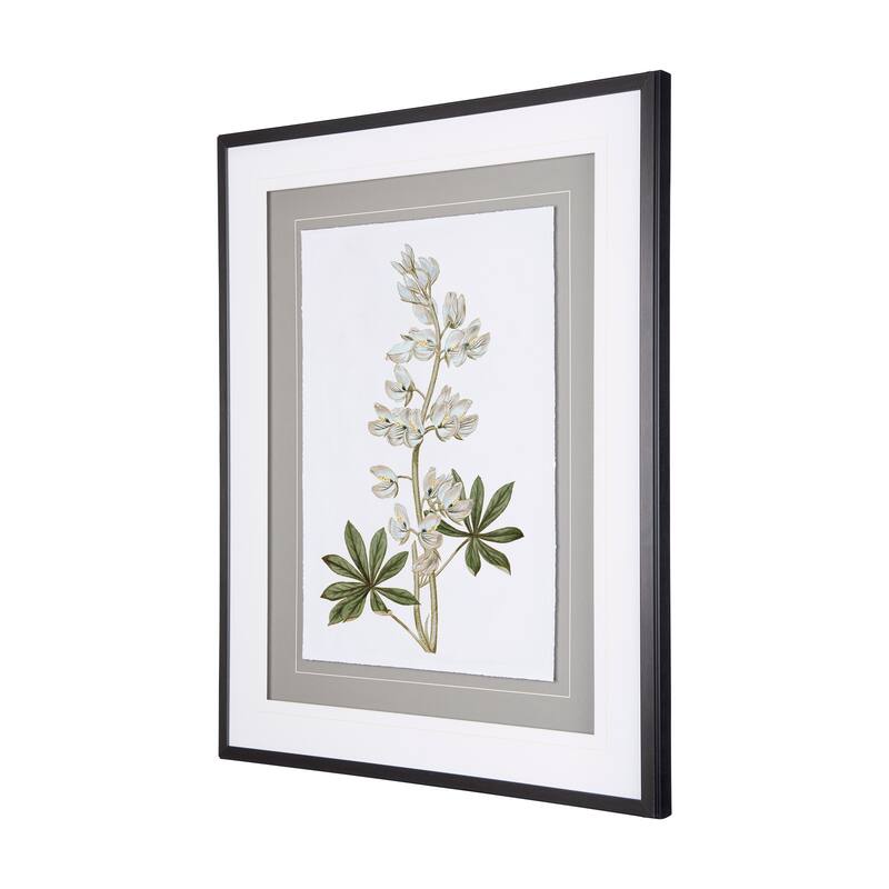 Soft Blue Botanicals VIII Framed Art Print