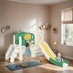 preview thumbnail 3 of 33, Kids Slide Playset Structure,Freestanding Castle Crawling Playhouse