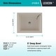preview thumbnail 3 of 4, Lexicon Platinum V330 Quartz Composite Rectangle Vanity Sink - Galaxy Beige