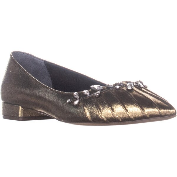 Nina Zenida Ballet Flats, Antique Gold