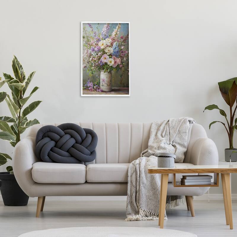 Stupell Flowers in Southern Country Vase Framed Giclee Art Design By Franklyn Gregory