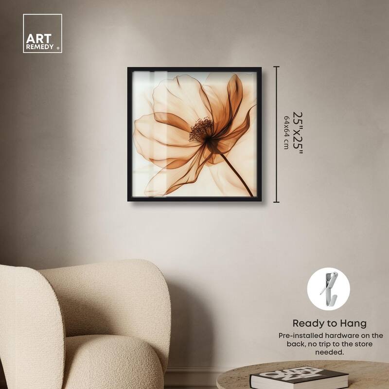 Fragile Elegance II Shadowbox by Art Remedy