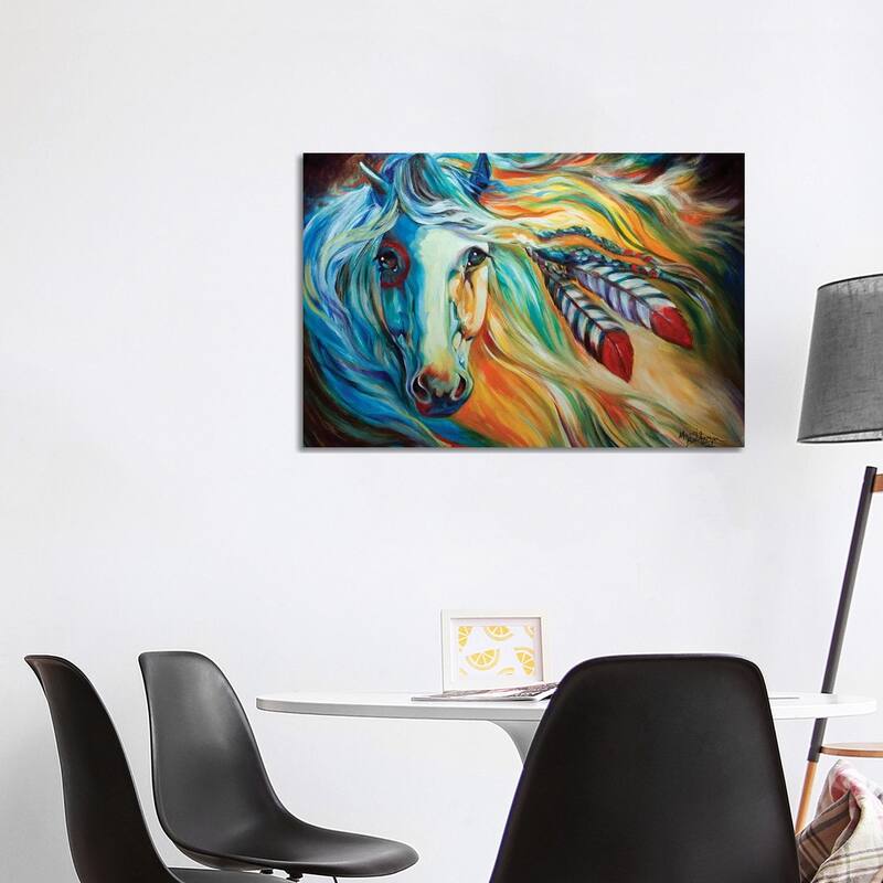 iCanvas "Breaking Dawn Indian War Horse" by Marcia Baldwin Canvas Print - 26x40x1.5