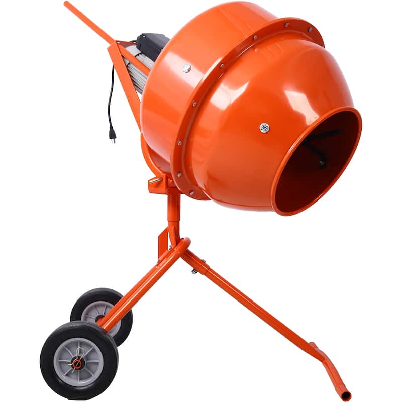 Electric Concrete Mixer Cement Mixing 4.6 cu/ft