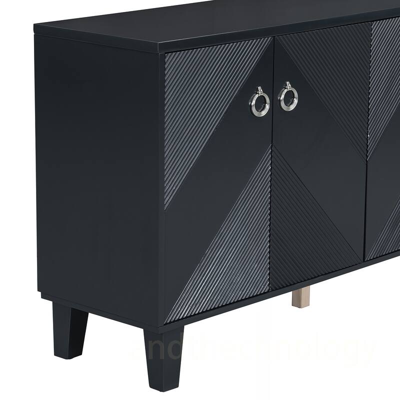 Geometric Patterns MDF Cabinet