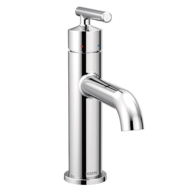 Moen Gibson 1.2 GPM Single Hole Bathroom Sink Faucet with Pop-Up Drain