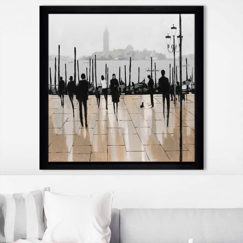 "Quiet Gondolas II" by E. Anthony Orme Print on Acrylic