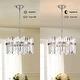 preview thumbnail 31 of 42, Casandra 5-light Drum Crystal Glass Chandelier - 18.5 inches in diameter x 16.5 inches H