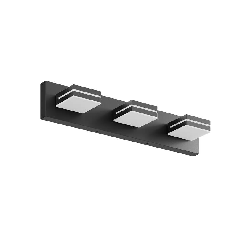 Modern LED Vanity Light, 3-Lights Wall Sconce for Bathroom and Mirror, Sleek Minimalist Design, Energy-Efficient