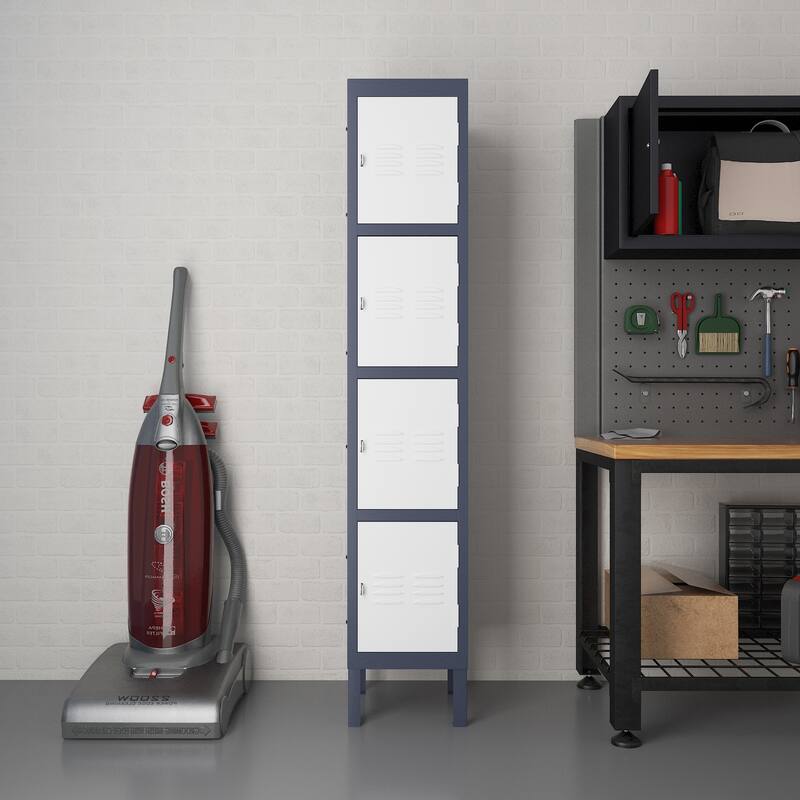 Metal Locker 4 Doors - N/A