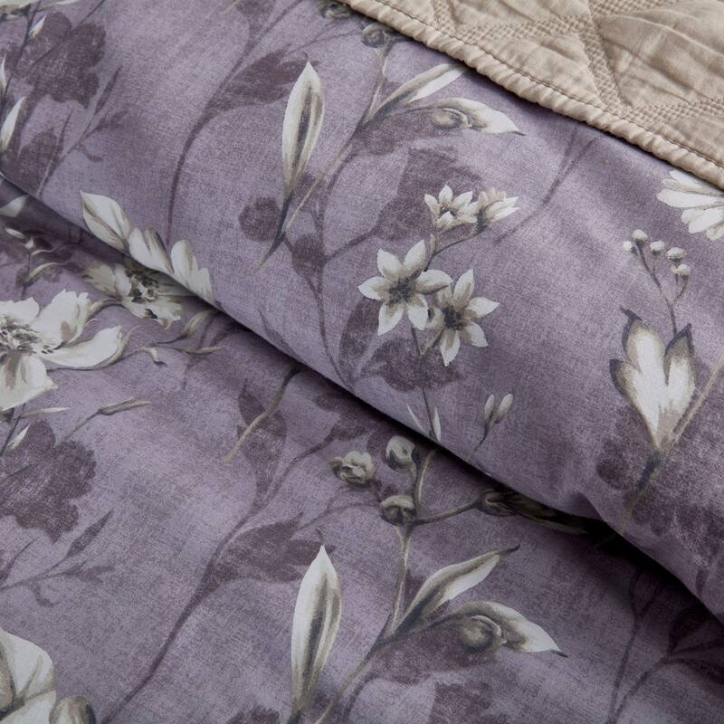 Anne Klein Halsbury Comforter Set Lavender