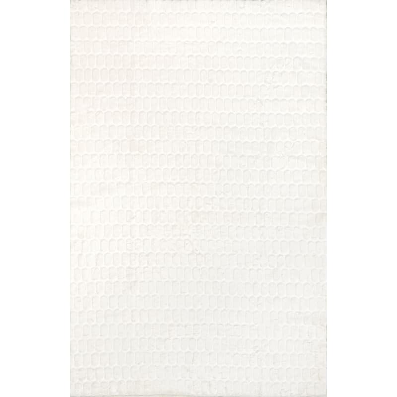 Nuloom Nia SuperiorWash Tile Faux Rabbit Machine Washable Area Rug