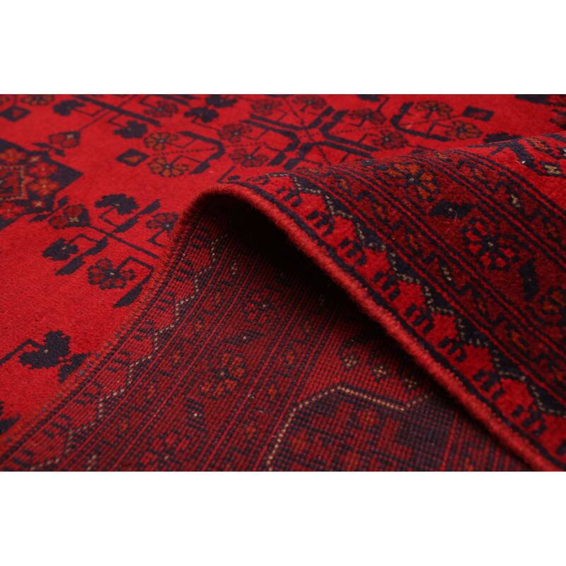 ECARPETGALLERY Hand-knotted Finest Khal Mohammadi Red Wool Rug - 6'8 x 9'8