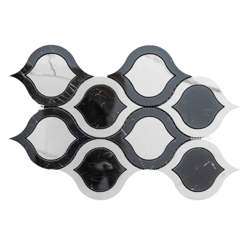 The Tile Life Stately Celine 9x14 Calacatta Porcelain Floor & Wall Tile