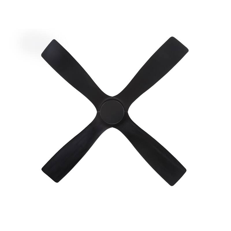 MLiAN 48" DC Motor Indoor Ceiling Fan, 4 Solid Wood Blades...