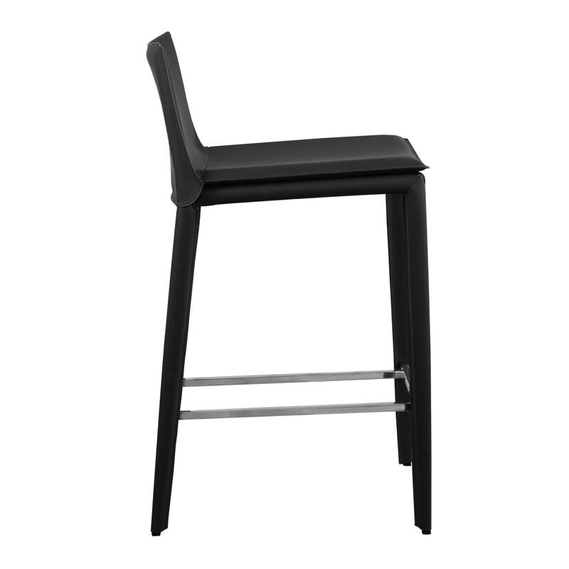 Hilton 25.5" Leather Counter and Bar Stool (Single)