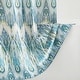 preview thumbnail 4 of 6, Lush Decor Ikat Drops Teal Shower Curtain