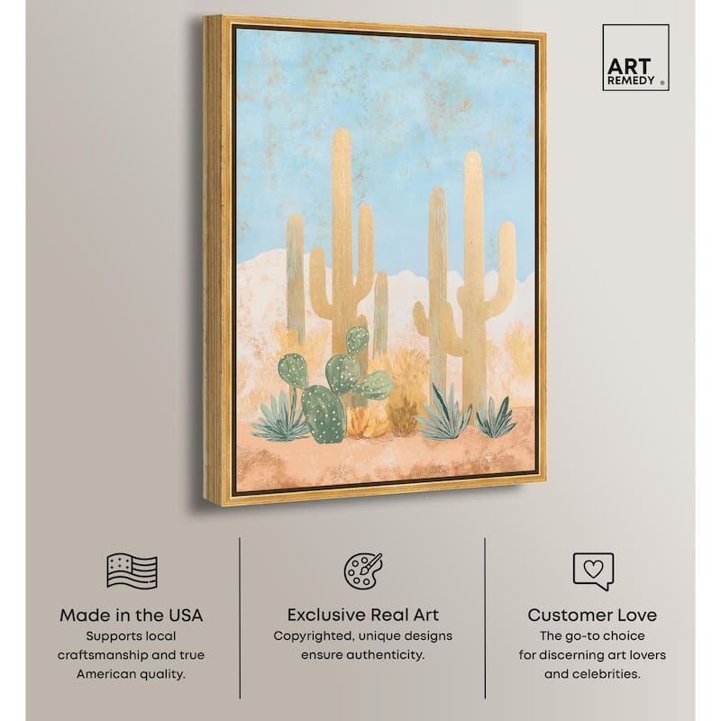 Cactus Canvas by Art Remedy