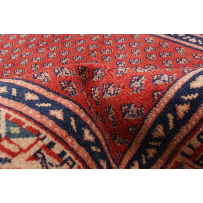 ECARPETGALLERY Hand-knotted Andelz Copper Wool Rug - 3'10 x 10'6