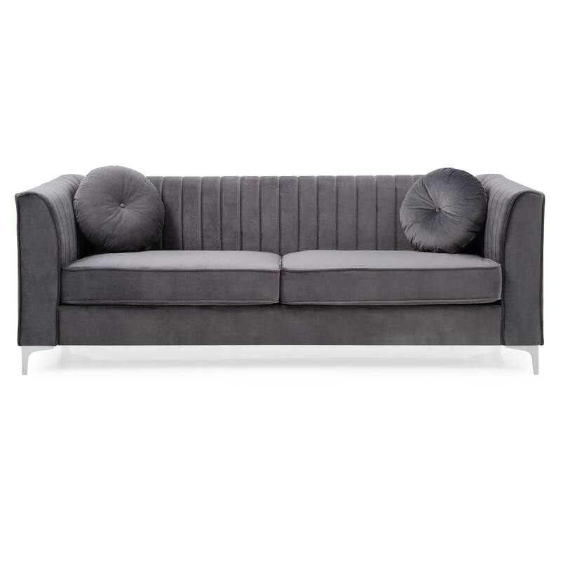 G790A-S Gray Velvet Sofa