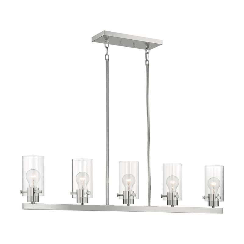 Nuvo Lighting Sommerset 5 Light 39" Wide Linear Chandelier