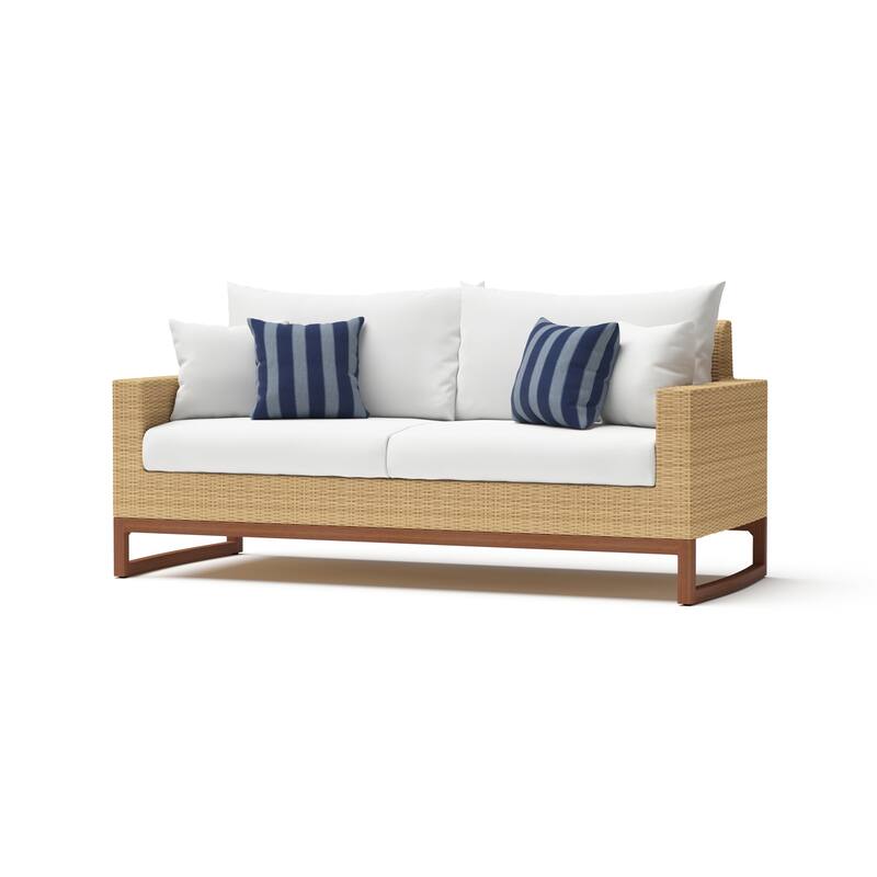 Milea 4 Piece Sunbrella Outdoor Patio Seating Set