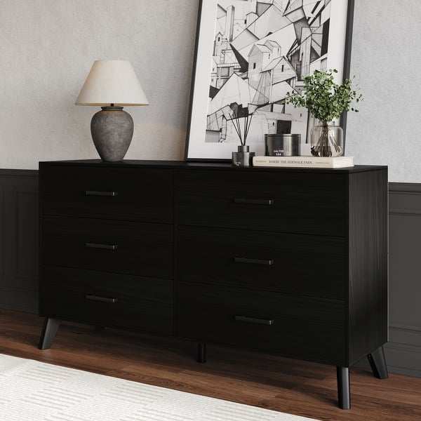 CraftPorch Classic Style 6-Drawers Wooden Dresser - On Sale - Bed Bath &  Beyond - 39003838