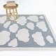 preview thumbnail 11 of 13, Mod-Tod Cumulus Kids Cloud Area Rug 5'3" x 7' - Teal