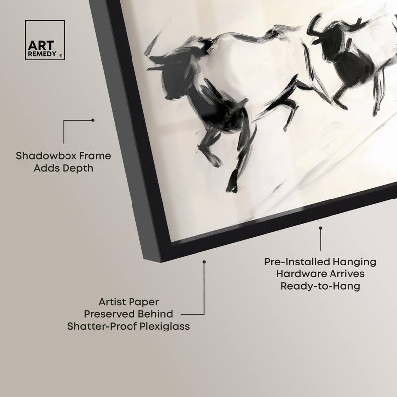 Bovine II Shadowbox by Art Remedy