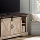 preview thumbnail 15 of 31, Middlebrook 52-inch Sliding Barn Door Corner TV Stand