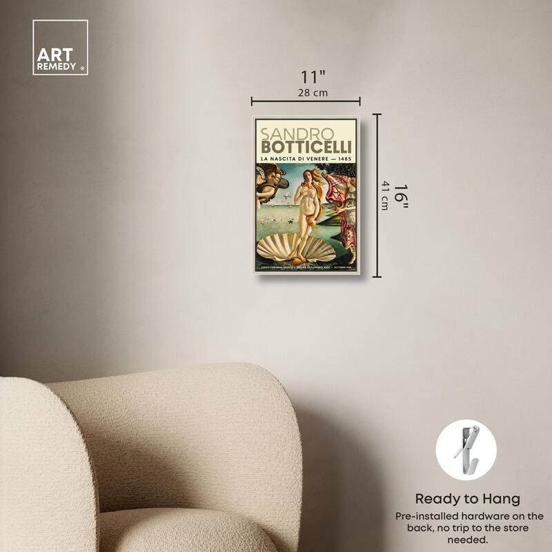 Renaissance Birth of Beauty Canvas by Art Remedy