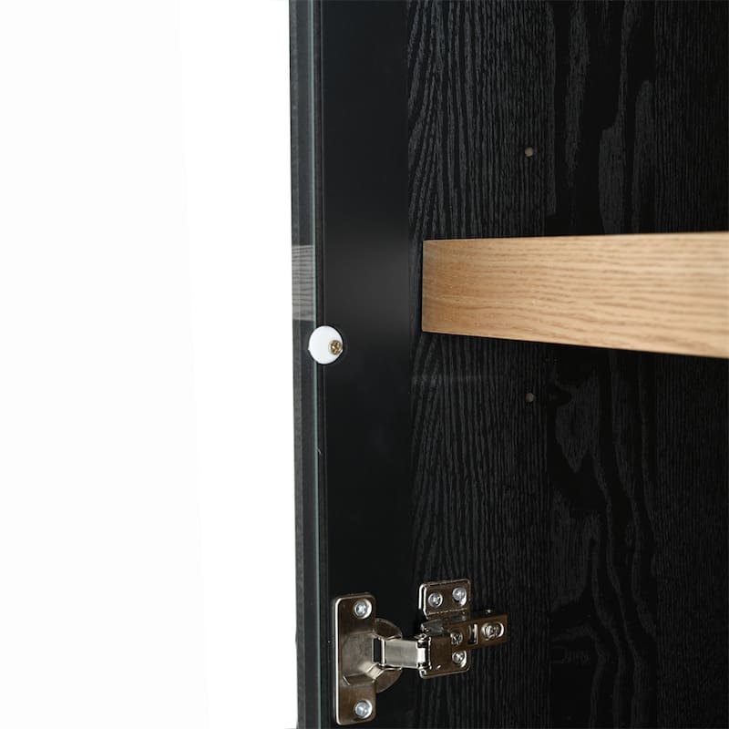 74.5'' Tall Display Cabinet w/Glass Doors,China Cabinet,Curio Cabinet