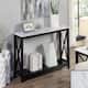 Option White Faux Marble/Black