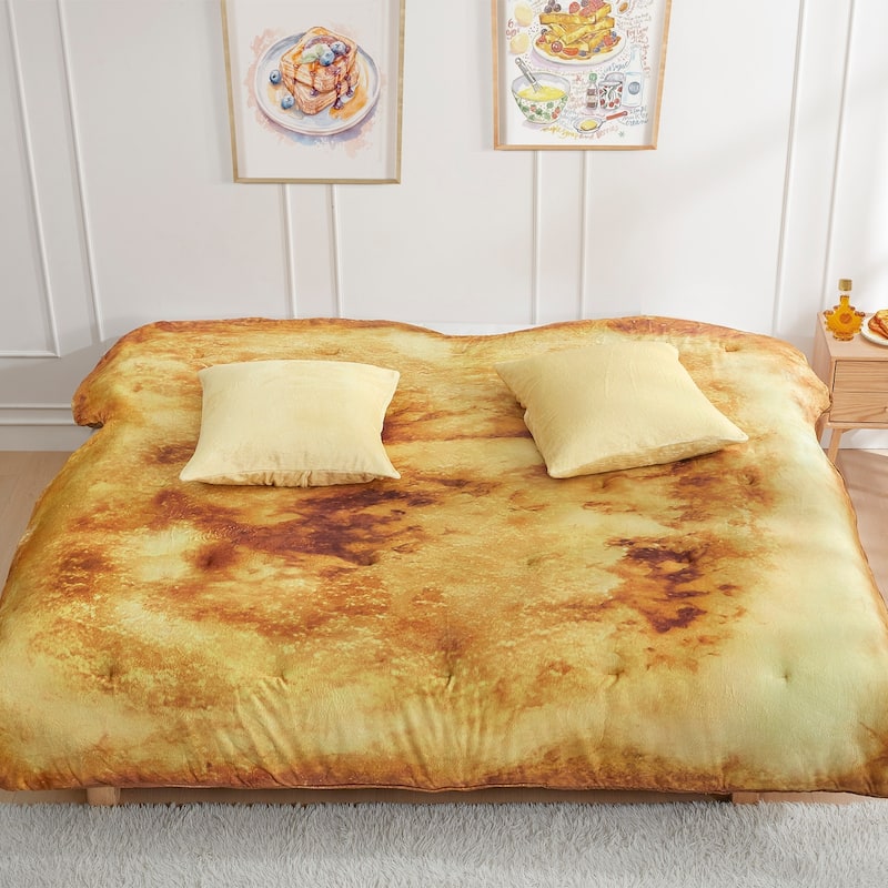 French Toast with Butter - Coma Inducer® Queen/King Comforter