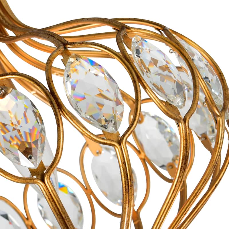 Altair 1 Light Antique Bronze Chandelier - Antique Bronze