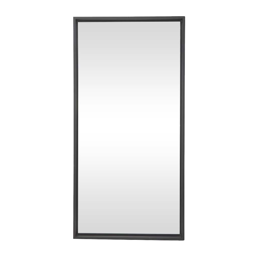 Metal Tall Floor Mirror - Black - Roche River Decor