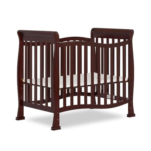 slide 2 of 7, Dream On Me Violet 4-In-1 Convertible Mini Crib Espresso